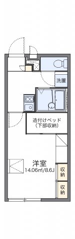 レオパレス根崎の間取り