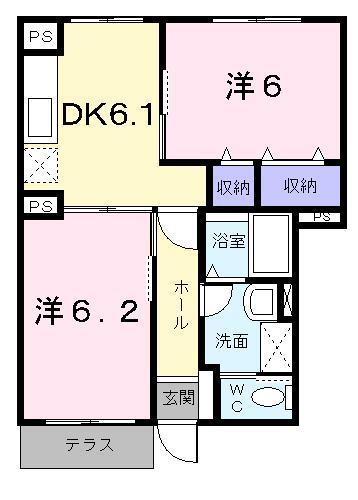 ニューシティ藤澤Ｂ棟の間取り