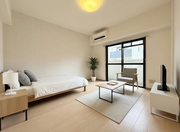 居室・リビング　バーチャルインテリアになっております。