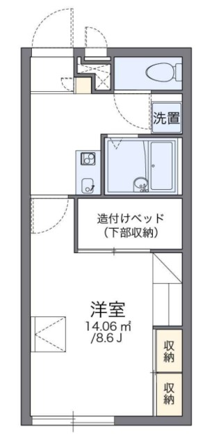 レオパレスエルシエロの間取り