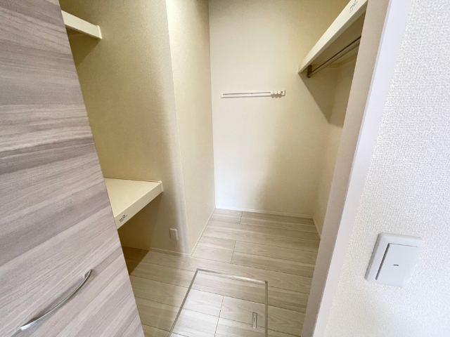 収納　ウォークインクローゼット付きです