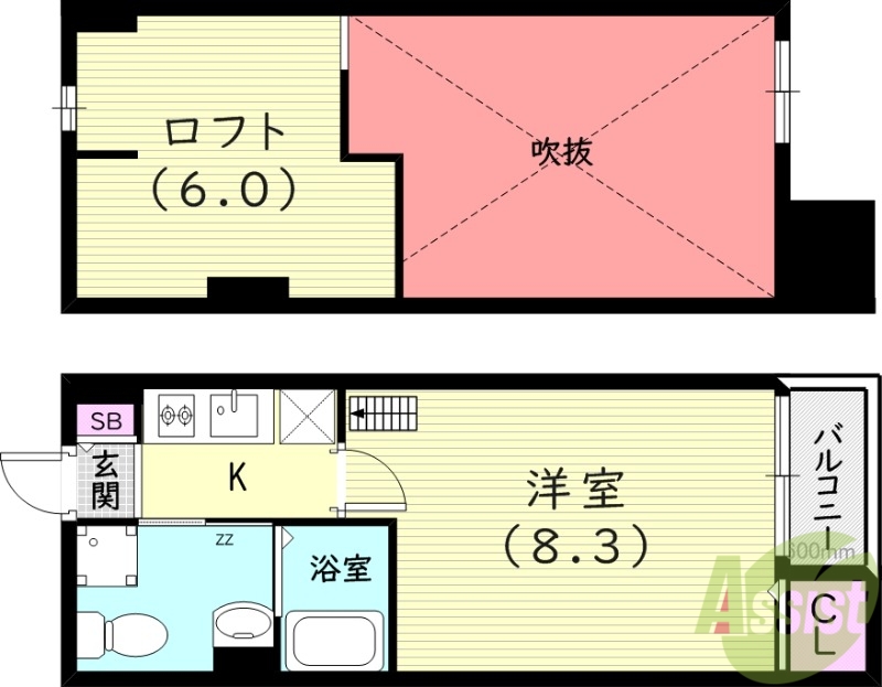 J立花東の間取り写真