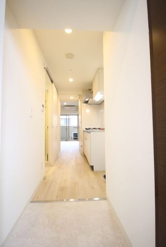 玄関　この写真の反転です。