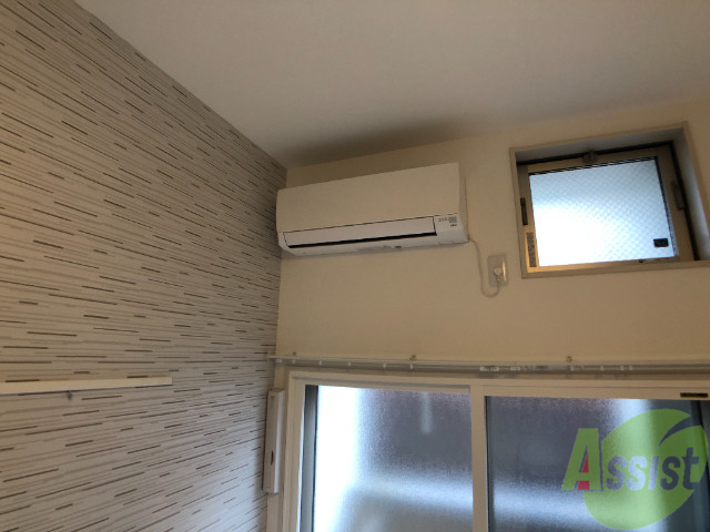 その他設備　エアコンが設置してありますので、寒暖対策もばっちり。