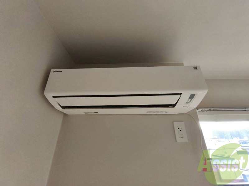 その他設備　エアコンが設置してありますので、寒暖対策もばっちり。