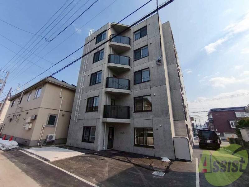 建物外観　札幌市東区北八条東「エルクリエイト苗穂」