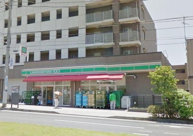 コンビニ　ローソンストア100中田駅前店（コンビニ）まで199m