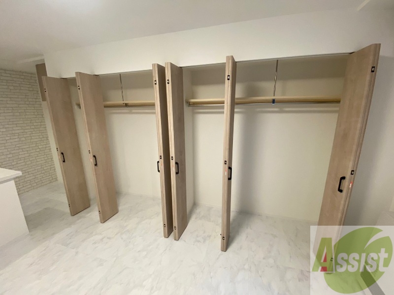 収納　収納もバッチリあるのでお部屋が片付きますよ！