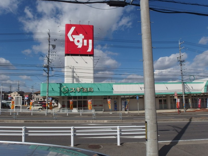 ドラックストア　スギ薬局　上地1丁目店（ドラッグストア）まで153m