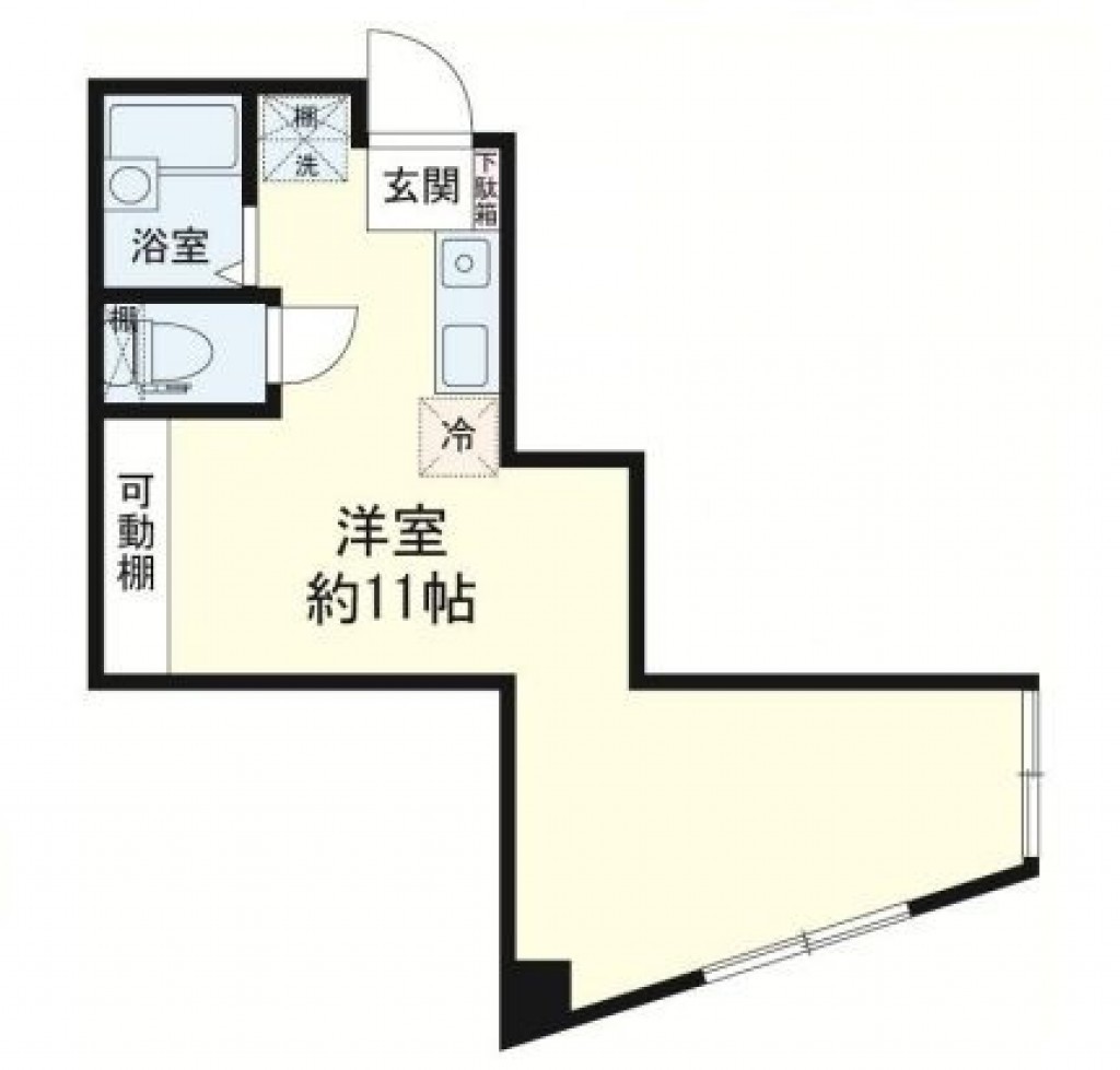 大森山王濱栖鳳の間取り写真