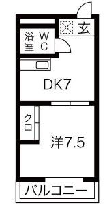 不二ガ丘ハイツの間取り写真