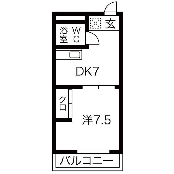 不二ガ丘ハイツの間取り写真