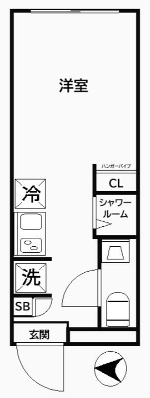 CREAL王子Southの間取り写真