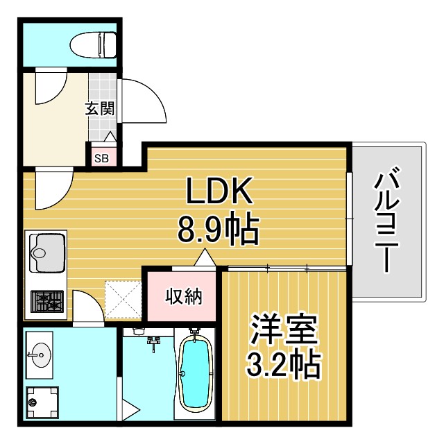 MOVE尼崎WESTの間取り写真