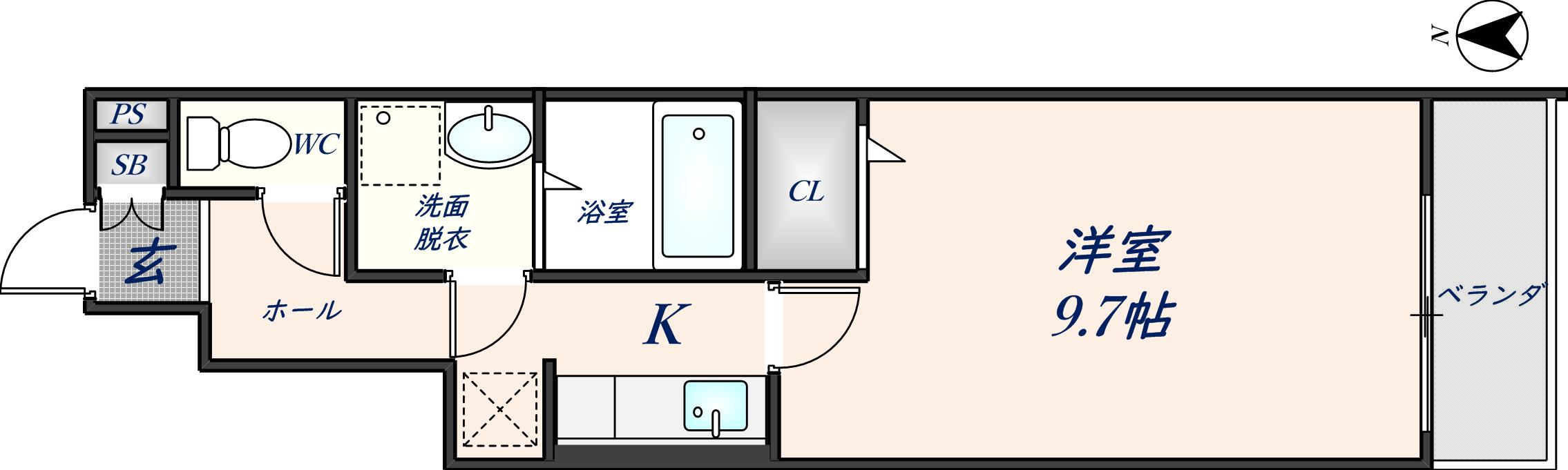 アーク島之内の間取り写真