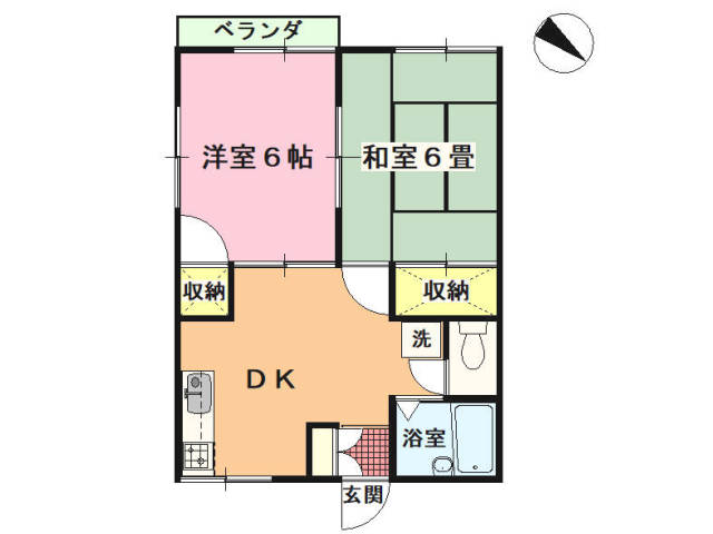 ヴィラ澤友の間取り写真