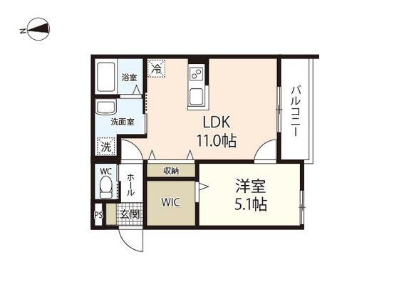 GRACE COURT 青江の間取り写真