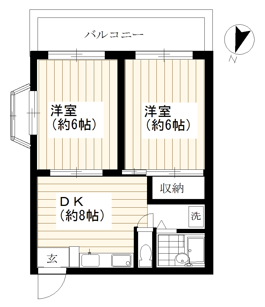 ヒルズ西馬込の間取り