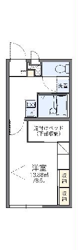 【レオパレスレクエルドの間取り】