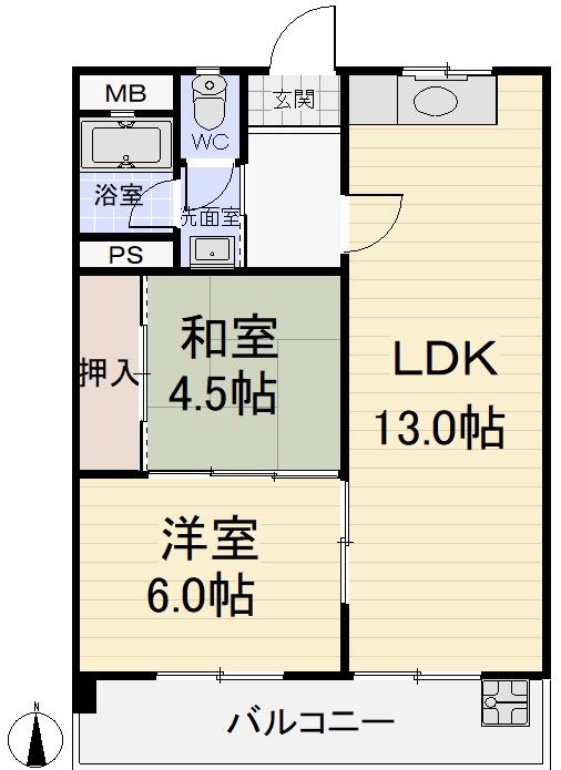 清邦産業ビルの間取り