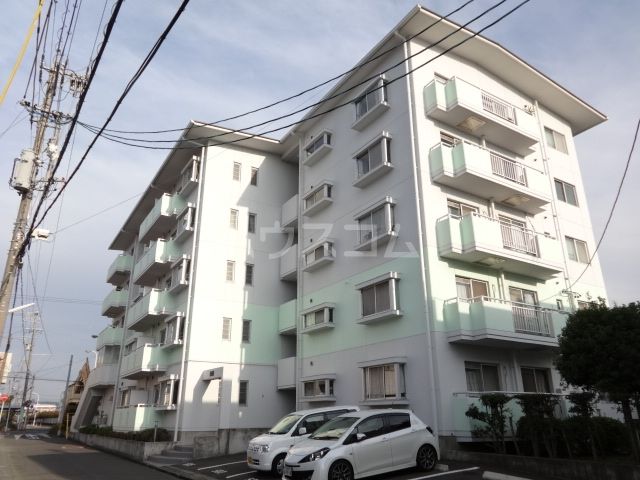 静岡市駿河区中田のマンションの建物外観