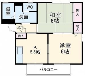 愛知県名古屋市緑区細口１（アパート）の賃貸物件の間取り