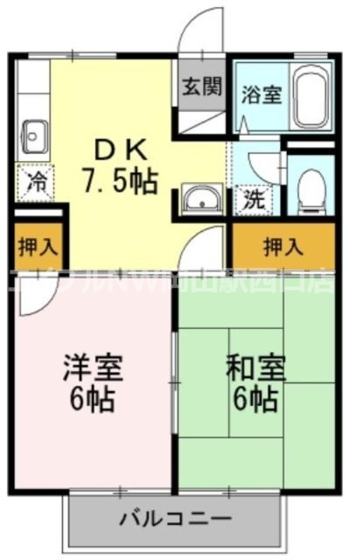 プレジール矢杉の間取り