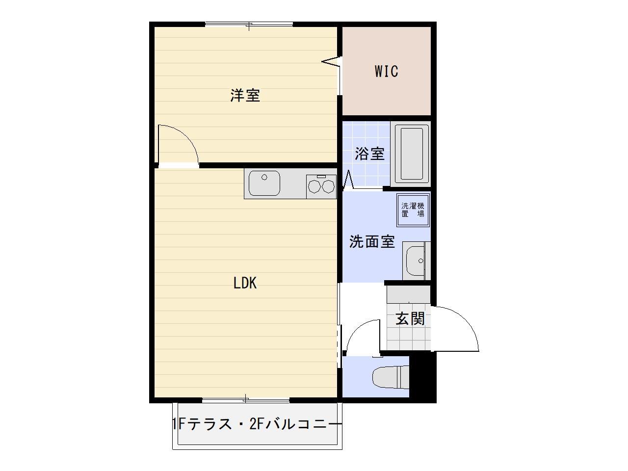 ジュネスＫの間取り