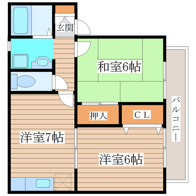 パセオファーストの間取り