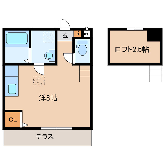 国府レインボーハイツIIの間取り