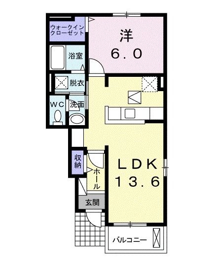 ピーメイルＡの間取り