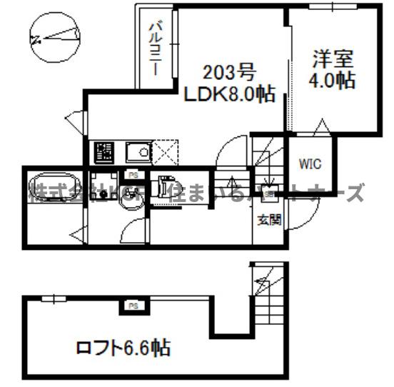 マグノリア梅満の間取り