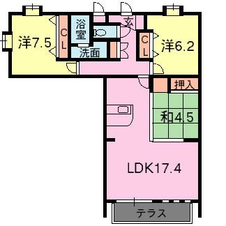 プリマヴェーラ壱番館の間取り