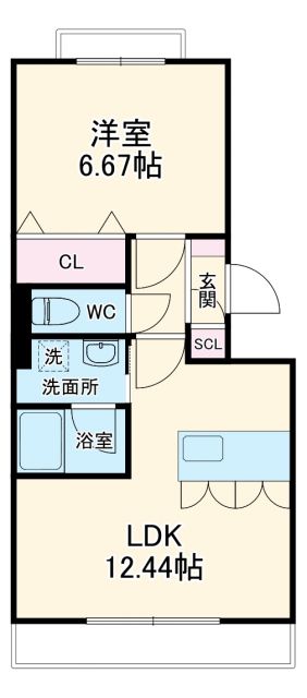 【コンフォールメゾン西浅田の間取り】