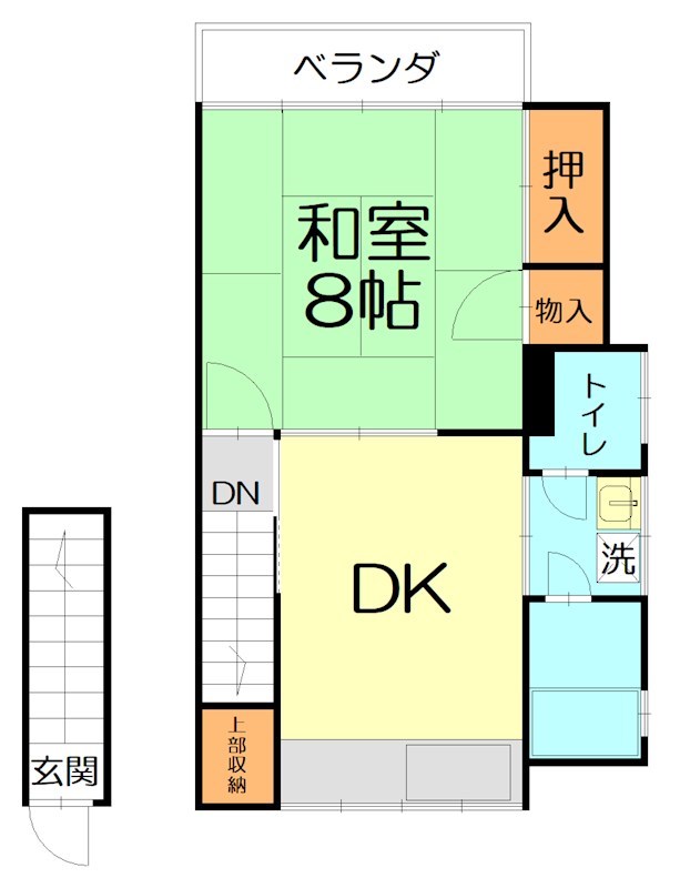 小野ハイツの間取り