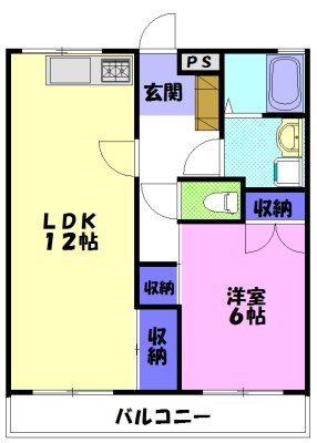 ハイマート茂原の間取り