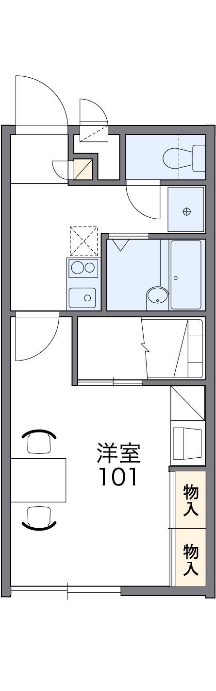 レオパレスルーエンハイムの間取り