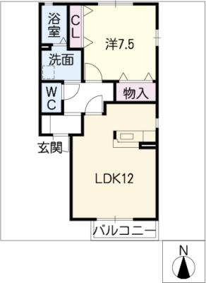 グリーン・ゴウドの間取り