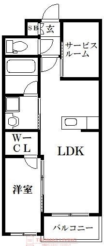 LIFEFIELD多々良の間取り