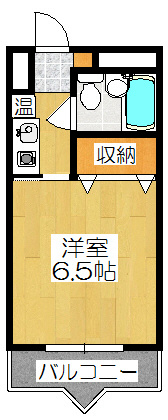 京都市伏見区深草綿森町のマンションの間取り