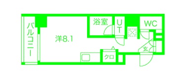 クラリッサ横浜ノワールの間取り