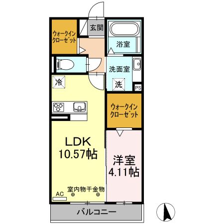 Champetre（シャンペトル）の間取り