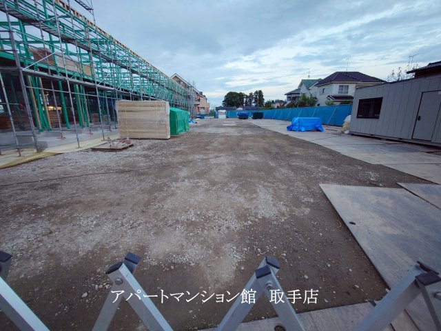 【仮）取手市吉田新築アパートの駐車場】