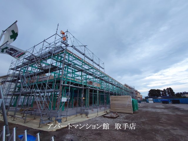 【仮）取手市吉田新築アパートの建物外観】