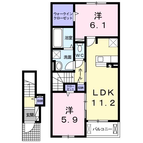 オハナの間取り