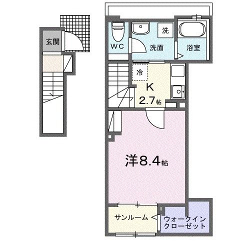 ＹＳ　ＢＡＳＥ　三つの木の間取り