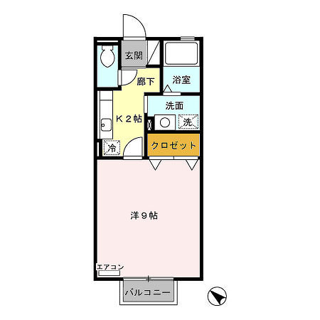 ションセイＡの間取り