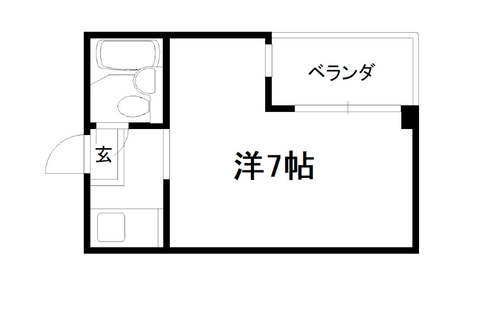 プティメゾン西陣の間取り