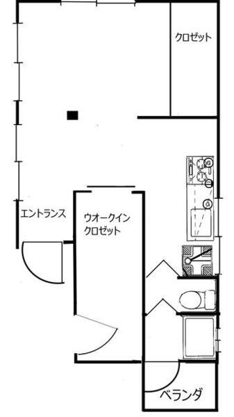 港区西新橋のマンションの間取り