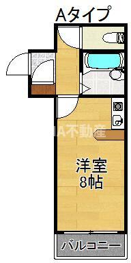 シャトレーヌ北島の間取り